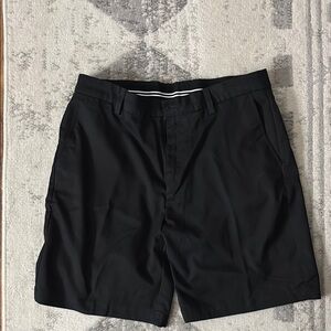 Amazon Essentials Black Flat Front Shorts